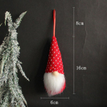 J&otilde;ulukaunistused kootud villane metsamees nukk v&auml;ike ripats n&auml;ota nukk kuuseehted