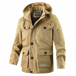 Talvised kaubapargid Meeste soojad paksud jakid Mood vabaaja talvejope kapuutsiga paks fliisist tuulejope mantlid S