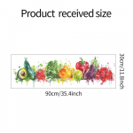 Fun-d7 maalitud puuviljad ja k&ouml;&ouml;giviljad K&ouml;&ouml;k S&ouml;&ouml;gituba Kodu kaunistamine Seinakleebised Isekleepuvad 30*90CM/fun-d7