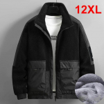 Polar fliisist jakk meeste talve Thcik soe fliisist jakk, pluss suurus 12XL mood vabaaja polaar fliisist mantel meestele 12XL