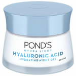 Pond's Hydra Light h&uuml;aluroonhappega niisutav &ouml;&ouml;geel &ndash; pinguldab nahka 72 tunniks, 50 g