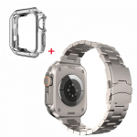 Klassikaline titaanist k&auml;ev&otilde;ru + TPU &uuml;mbris Apple Watch Ultra 2 49 mm 45 mm 44 mm 42 mm 40 mm metallist meeste &auml;ririhm iWatchi seeria jaoks 9 8 7 6 5 45mm