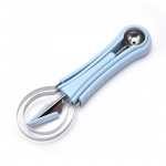 3-&uuml;hes puuviljakaevaja Kahepealine arbuusi lusikas Kantaloubi kaevaja puuviljaseemnete eemaldamiseks nikerdusnuga k&ouml;&ouml;gividinad