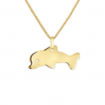 Laste ripats - L&Eacute;A &; ARTHUR &ndash; delfiin &ndash; 375 kollane kuld &ndash; h&uuml;poallergeensed ehted &ndash; prestige &uuml;mbris