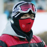 Masque de V&eacute;lo Coupe-vent Chaud pour Sports d'ext&eacute;rieur - Marque - Mod&egrave;le - Suusk - Rouge/Noir