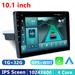 Autoraadio 1 Din 10 tolli juhtmevaba Carplay Android Auto GPS-navigaator Multimeediumipleier Wi-Fi FM BT autostereo 4-core 1+32 carplay
