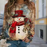 Naiste s&uuml;gistopsid Lahtine kassimustriga Kausaalne pikkade varrukatega T-s&auml;rk top pluus XS punane