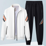 Spordikost&uuml;&uuml;m Meeste Kapuutsiga Komplekt Spordikost&uuml;&uuml;m Vabaaja Spordir&otilde;ivad Paari Komplekt Kaheosaline Komplekt XXXXXL valge