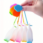 5 tk/komplekt Easy-Clean silikoontee infusioon &ndash; sobib suurep&auml;raselt lahtiste lehtede ja taimeteede jaoks, sobib iga tassi jaoks, erinevad v&auml;rvid 5pcs/set