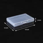 L&auml;bipaistev ristk&uuml;likukujuline plastkaardihoidja karp Small size 9.5*6.3*1.4CM (1000 pieces)