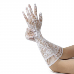 Seksikad Pikad Pitskindad V&otilde;rk Lilleline Gooti Punk S&otilde;rmikud Nailon Elastne J&otilde;ulud Halloweeni Kindad Venivad Kost&uuml;&uuml;mid Kaunistus red