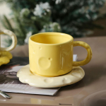 Keraamiline kohvitass ja taldrikukomplekt P&auml;rastl&otilde;unatee tassid Magustoidutaldrik Piimakruus Kohvikruus Veetass Hommikus&ouml;&ouml;gitassid Mahlakruusid 201-300ml valge