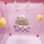Merisea voodi hamsteri koobas soe lemmikloomade puurpesamaja rottidele/t&scaron;int&scaron;iljadele/minisiilidele/n&auml;rilistele Cama de Hamster Conejillo