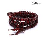 6/8Mm naturaalsest sandlipuust Buddha Buddha meditatsioonihelmestega k&auml;ev&otilde;ru naistele meestele
