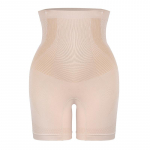 S-4XL Naiste k&otilde;rge v&ouml;&ouml;kohaga reguleeritavad alusp&uuml;ksid, &otilde;mblusteta plusssuuruses Tummy Control aluspesu Shaper Salendavad Shaper l&uuml;hikesed p&uuml;ksid M beež