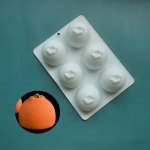 3D-sidrunikujuline puuvili silikoonvorm K&uuml;psetust&ouml;&ouml;riistad Kaunistusvahendid Mousse-kook Brownie-koogivormid Prantsuse magustoit-koogik&uuml;psetis