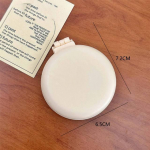 Mini karu kokkupandav peamassaaži multifilm turvapadi juuksekamm Antistaatiline stiilitarvikud Kaasaskantavad laste ja t&uuml;drukute juuksehari B valge