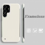 Moodne &otilde;huke raamita kate Samsung Galaxy S24 Ultra S23 FE S22 Plus S21 S20 A55 A54 A34 A24 A14 A15 A53 A52 A23 A13 A12 korpuse kate k&otilde;vapuhastusarvutile Samsung Galaxy S20 valge