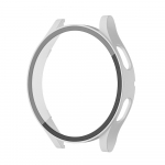 Klaas+&uuml;mbris samsung Galaxy kellale 4 44mm 40mm Tarvikud PC k&otilde;ikjal Kukkumisvastane kaitseraua kate+ekraanikaitse Galaxy kell 5 Galaxy watch 4 40mm valge