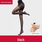 Bonass 40D K&otilde;rge elastusega kevad-s&uuml;gis pluss suuruses s&uuml;damikust kedratud siidist sukkp&uuml;ksid jalgeosaga 40D single-sided crotch kohv