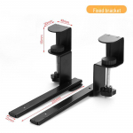 Klaviatuurialus ja hiirehoidik: Puurimata l&uuml;katav lauasahtel Ordinary slide rail iron clamp set