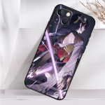 Genshin Impact Raiden Shogun &uuml;mbris iPhone 14 16 15 Pro Max 11 12 13 Mini 7 8 Plus X XR XS MAX jaoks Pehme p&otilde;rutuskindel kate iPhone X XS