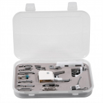 15 tk pressjalga Brotherile, Janomele, Singerile, multifunktsionaalsele &otilde;mblusmasinale, tarvikute komplekt