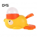 Koerte pusles&ouml;&ouml;tur Interaktiivne lemmikloomatoidu maiustuste jaotur Cartoon Duck Design lemmikloomade suupistete s&ouml;&ouml;tja koerte treenimiseks vaimseks rikastamiseks kollane