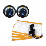 UUS 12V Universaalne Sisseehitatud Autoistmesoojendi Komplekt Sulamist Juhtimine Kiire L&uuml;liti Padjad K&uuml;ttes&uuml;steem Juhtmestik 6 Taset Ruut U7U8