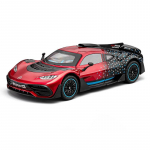1/24 Benzs-One Sulamist Sportauto Mudel Diecasts Metallist V&otilde;idus&otilde;iduauto S&otilde;idukid Mudel Simulatsioon Heli Valgus Kogumine Laste Kingitused punane