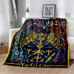 Anime Yu Gi Oh kaart flanellist soe tekk Siniste Silmadega Valge Draakon anime multifilm pehme pl&uuml;&uuml;sist tekk magamistoa voodikate kodu kaunistus 30x40in