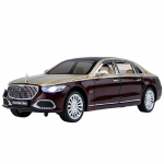 1/24 Benz Maybach S680 Sulamist Auto Diecast Metallist Mudel Heli ja Valgusega M&auml;nguauto Keskkonsooli Kaunistused Kogumine Laste M&auml;nguasjad pruun