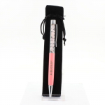 Pierres et Min&eacute;raux. Stylo min&eacute;raux Quartz rose du Br&eacute;sil. Couleur Rose. roosa