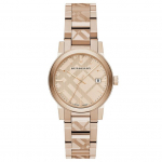Burberry BU9146 City Rose Gold Toone naiste k&auml;ekell 34 roosa kuldne v&auml;rv