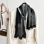 Dekoratiivne lihtsa tekstuuriga siidisall, naiste uus stiil, kevad- ja s&uuml;gissuvine mood, mitmek&uuml;lgne pear&auml;tt, t&ouml;&ouml;sall 40*160cm must