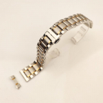 Roostevabast terasest rihm, viie teraga tahke roostevabast terasest rihm, liblikas kahe lukuga pandlaga kellarihm, kellatarvikud 12-22mm 22mm