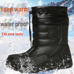 Meeste eriti paksud veekindlad talvised lumega ja kalastuseks sobivad saapad sooja puuvillase voodriga Size 44