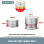 Reguleeritavad voodipea kinnitused koos &otilde;&otilde;tsumisvastase seljatoe ja kokkup&otilde;rkevastaste funktsioonidega 23mm-37mm