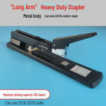 Tugev pika k&auml;ega A3 klammerdaja paksude raamatute ja mitmeotstarbeliste kontoritoimingute jaoks Extended heavy-duty machine for 100 sheets blue