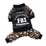 Talvised lemmikloomariided, suur koerajope v&auml;ikestele koertele, paks kutsikate kombinesoon, kamuflaaž FBI suurte koerte mantlid S-9XL S