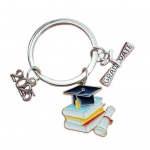 L&otilde;pukork V&otilde;tmehoidja Tugev metallist klass 2025 L&otilde;petajad Bakalaureuse M&uuml;ts v&otilde;tmehoidja hoidja kott seljakott rippuv kaunistus A