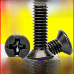 Must karastatud s&uuml;sinikterasest s&uuml;vistatud lameda peaga masinkruvi M2/M2.5/M3/M4 2*4mm (1000 pcs)