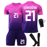 2425 Jalgpalli kampsunid L&uuml;hikesed p&uuml;ksid Sokid komplekt Uus hooaeg &Scaron;ortsid Sokid P&otilde;lvekaitse T&auml;iskasvanute Suurused Komplektid 20