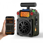 AM FM SW l&uuml;hilaine raadio, kaasaskantav miniraadio rakenduse juhtimisega, vahetatav aku, T-t&uuml;&uuml;pi antenn, SOS-h&auml;ire matkamiseks, h&auml;daolukorraks