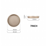 10/9/8/7/6 tolline mittekleepuv k&uuml;psetusvorm &otilde;hufrit&uuml;&uuml;ri pott &uuml;mmargune alus pann k&ouml;&ouml;giriistad 7inch