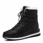 Talvised naiste platvormiga lumesaapad k&otilde;rge &uuml;laosaga pluss sametist soojad puuvillased vabaajajalatsid &otilde;ues Mugavad libisemiskindlad matkasaapad 36