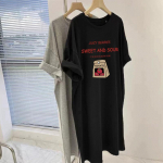 Rasedusaegne suvekleit Rase ema Uus mood L&uuml;hikeste varrukatega Lai pikk p&otilde;lvini Raseduskleit 4XL