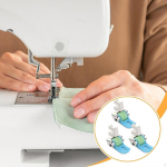 3 Pieces Narrow Roller Presser Foot Spare Parts, Sewing Equipment, Easy to Install for Lockstitch
