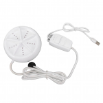 Mini ultrahelipesumasin USB kaasaskantav turbiinipuhastus 4 tasemega kaugjuhtimispult Valge