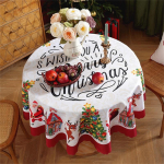 150cm &Uuml;mmargune J&otilde;ululaudlina J&otilde;uluvana Lumemees Lauakate H&auml;id J&otilde;ule Decora Kodu jaoks J&otilde;ulud Navidad Uusaasta Dekoor